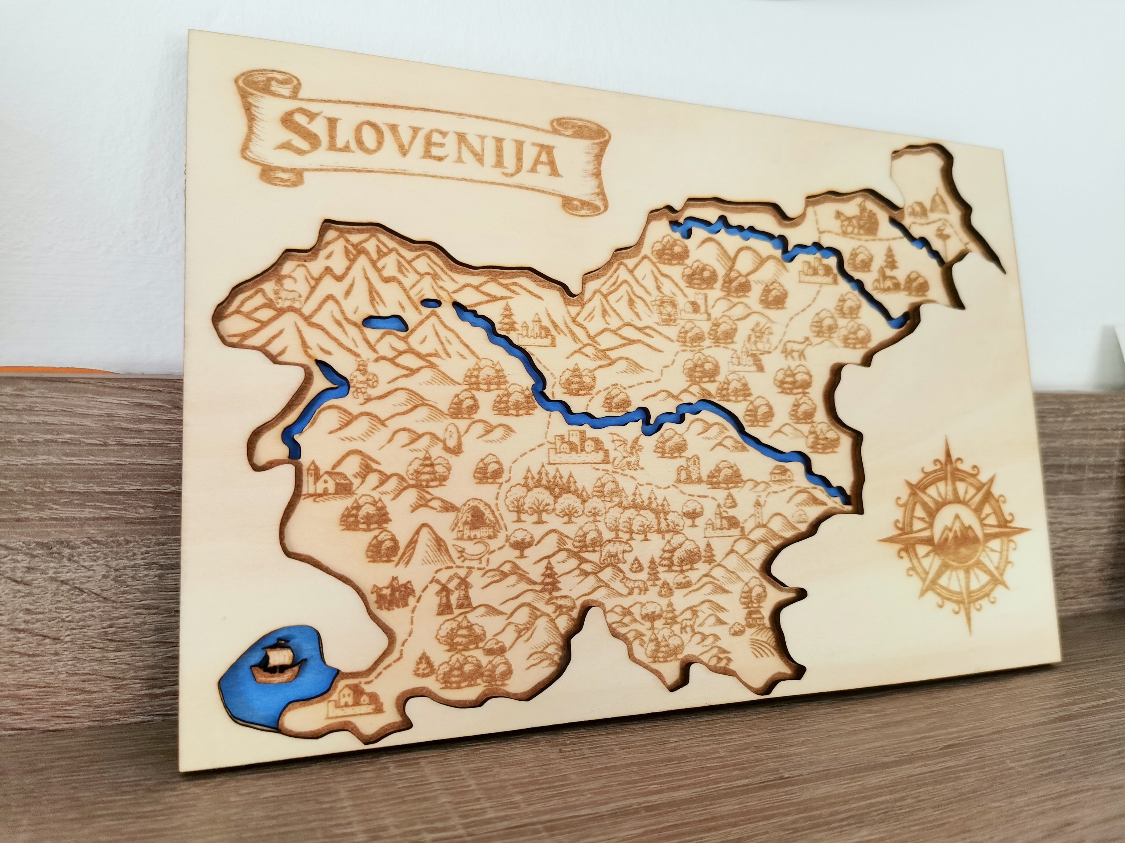 Fantazijski zemljevid Slovenije