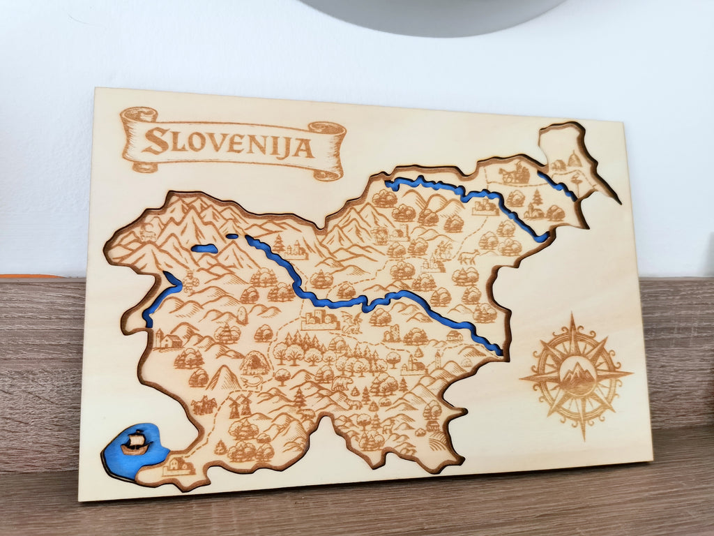 Fantazijski zemljevid Slovenije