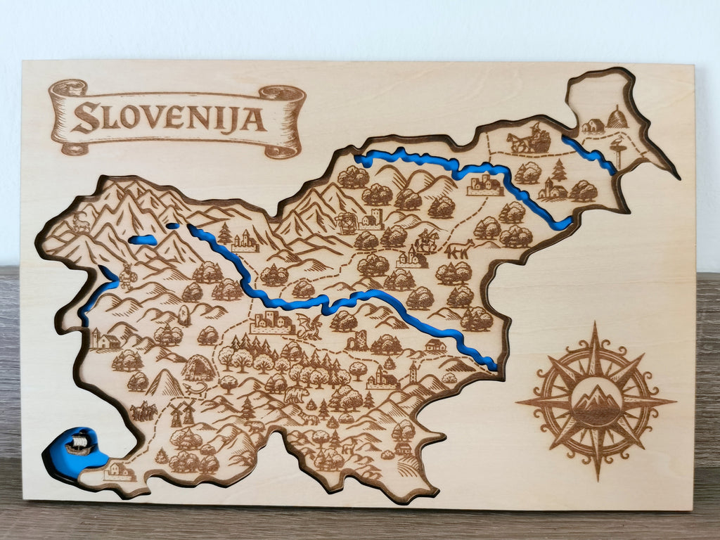 Fantazijski zemljevid Slovenije