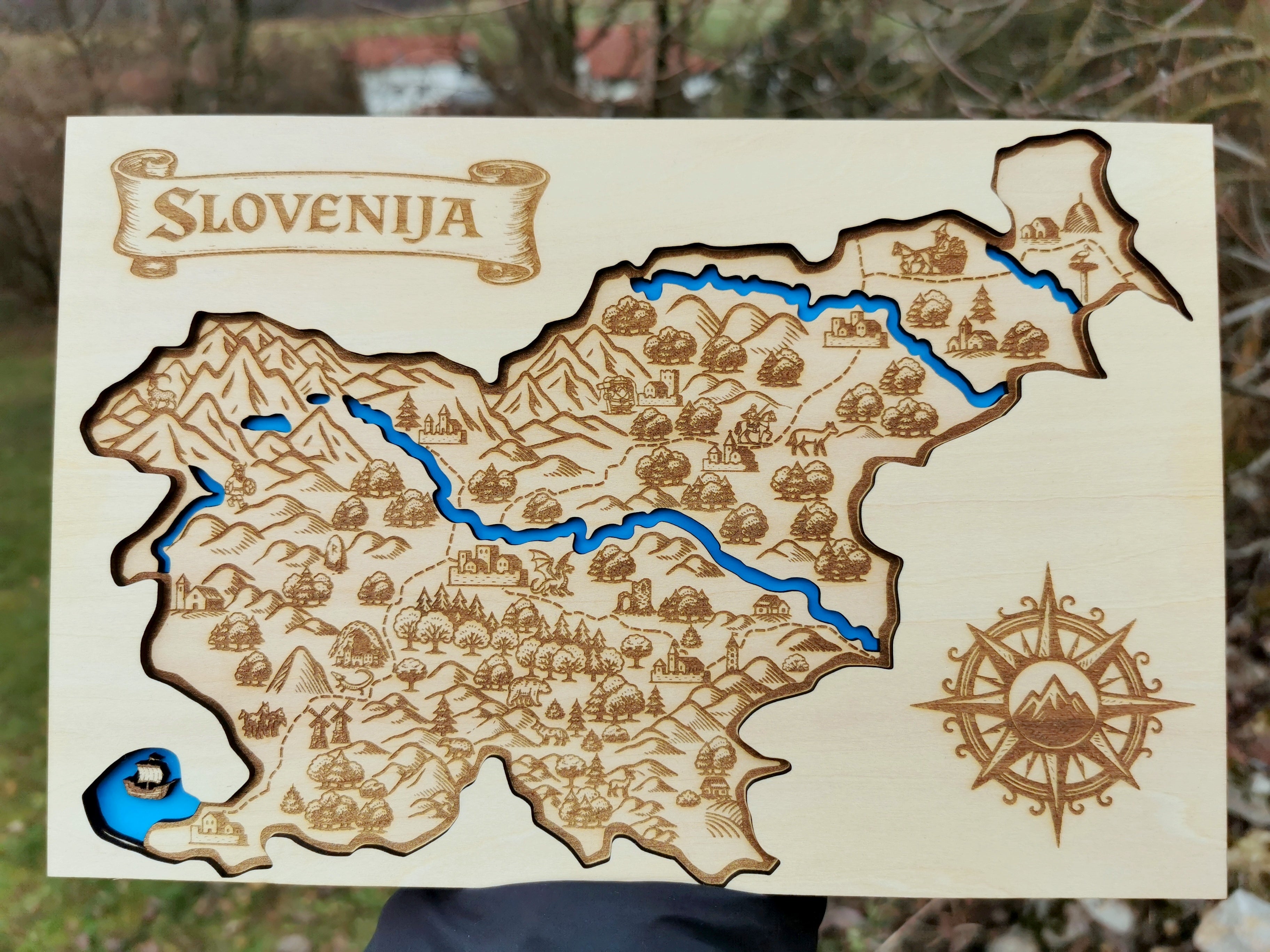 Fantazijski zemljevid Slovenije